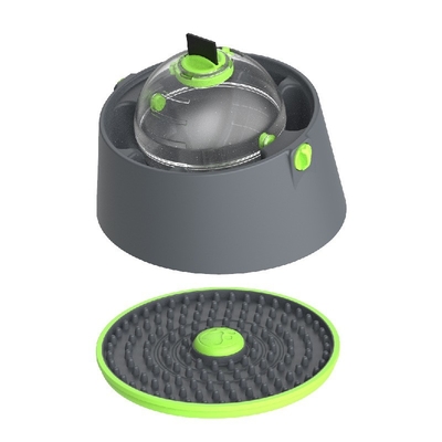 Pet Slow Food Bowl Dog Lick Pad Puzzle Leaky Ball Toy