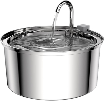 Automatic Dog Water Fountain Stainless Steel Pet Dispenser 3.2L