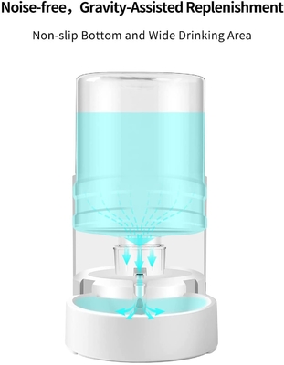 Steel Automatic Water Bowl Dispenser Bowl 2.5L Without Electricity Unplugged