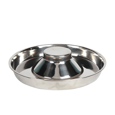 Stainless Steel Dog Slow Food BowlAnti Choking Multifunctional