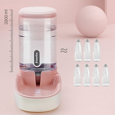 Anti Skid Dog Automatic Feeder Pet Water Feeding Combined Grain Storage Bucket
