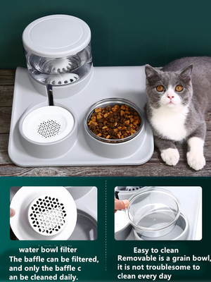 Mobile Automatic Water Feeder Non Wet Mouth Pet Water Drinking Artifact