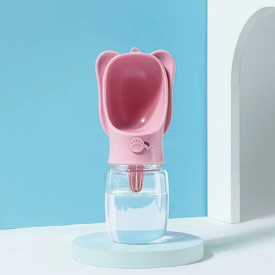 Plastic Portable Pet Water Dispenser Dog Out Traveling Cup