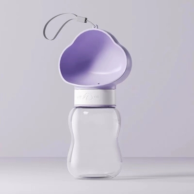 Plastic Portable Pet Water Dispenser Dog Out Traveling Cup