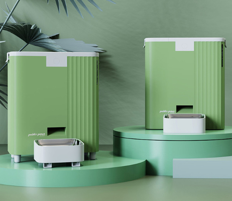 6L Hopper Cat Dry Food Dispenser Tilted For Small Medium Dogs