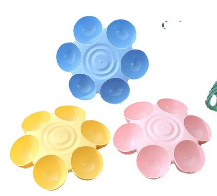 Removable Multiple Cat Feeder Bowls ABS For Food Water