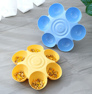 Removable Multiple Cat Feeder Bowls ABS For Food Water