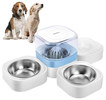 2 Stainless Steel Automatic Water Feeder Raised Dog Cat Bowl 10cm