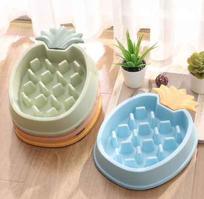 ABS Slow Feeder Dog Bowl For Small Medium Dogs 23.5 * 5 CM