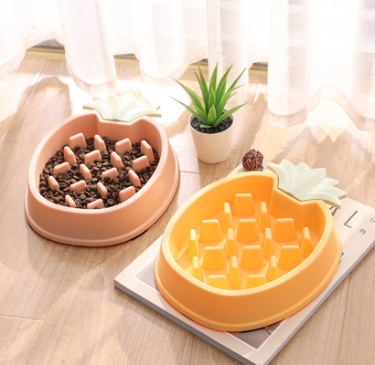 ABS Slow Feeder Dog Bowl For Small Medium Dogs 23.5 * 5 CM