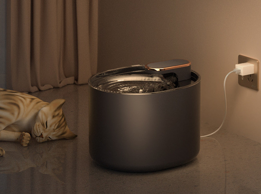 2 Stainless Steel Raised Dog Bowl Automatic Water Feeder