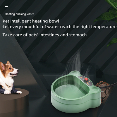 Stainless Steel Pet Feeder Bowls Intelligent Heat Preservation