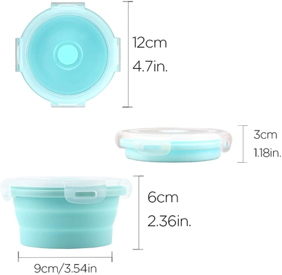 Silicone Collapsible Dog Bowls Food Water Travel Bowl