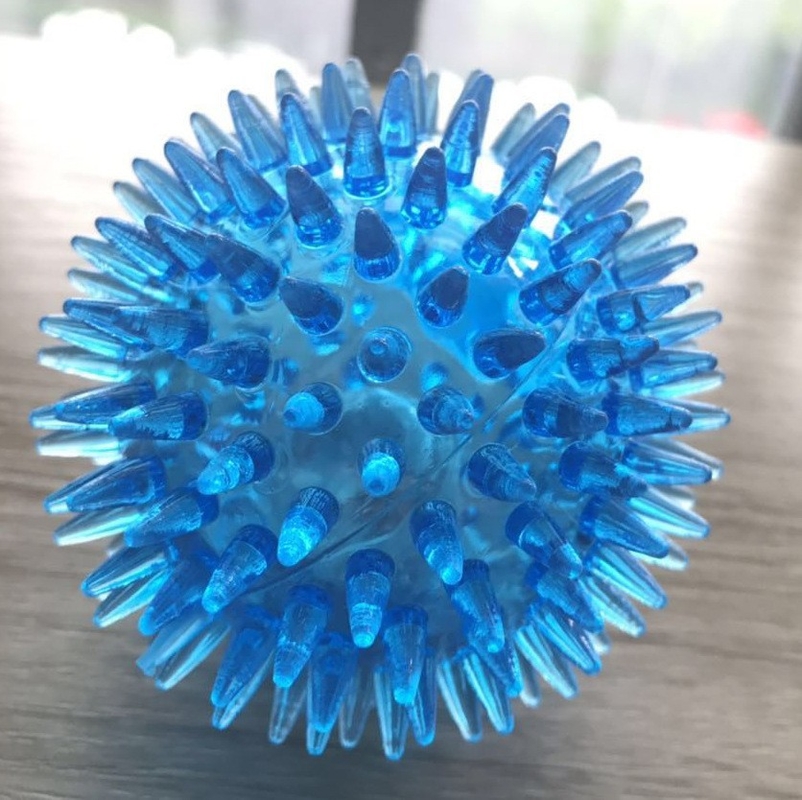 Amazon Best Balls For Puppies TPR Sound Toy Ball Dog Bite Resistant Elastic Stab Ball Medium And Large Dog Toys