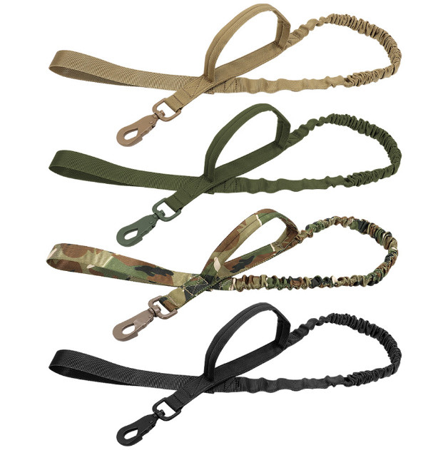 Tactical Bungee Lead for Dogs with Two Safty Handle for Small Medium Dogs