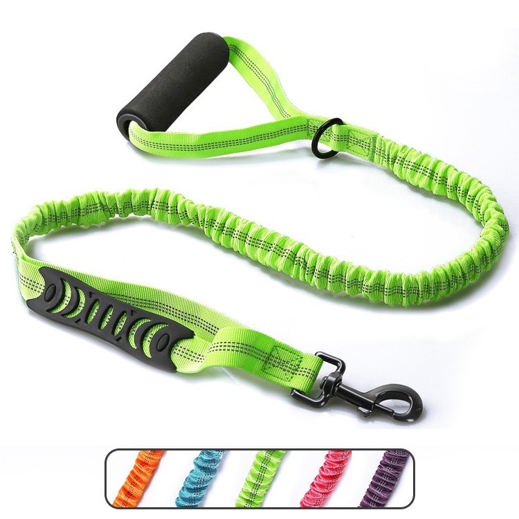 Explosion Proof Flushing Kitten Lead Nylon Elastic Dog Towing Rope Night Safety Reflective Dog Walking Rope