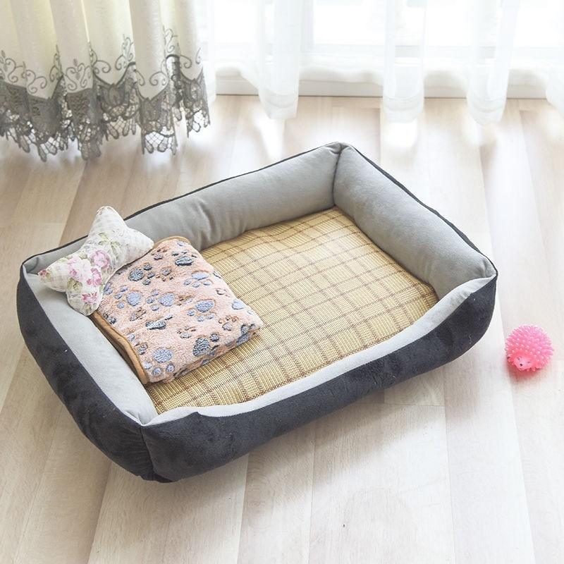 PP Cotton Universal Cat Nest Dog Cot Golden Hair Teddy Small Medium Large