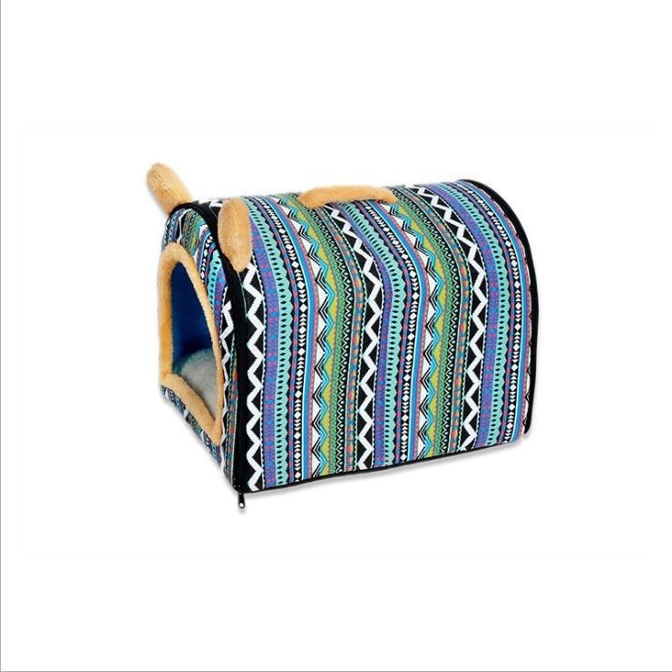 XL House Type Dog Cave Bed Indoor Small Medium Sized Dog Cat Kennel