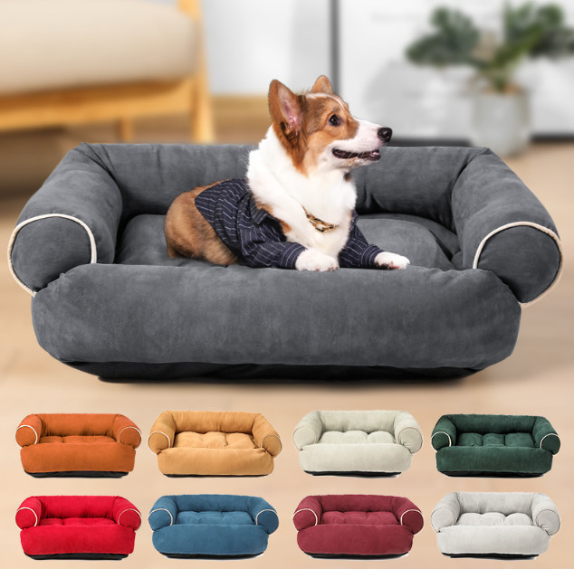 Removable Washable Cover Dog Sofa Beds For Large Dogs Comfortable Sleep