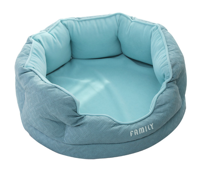 Oval Geometric Cat Bed For Big Cats For Indoor Big Cats Or Small Dogs