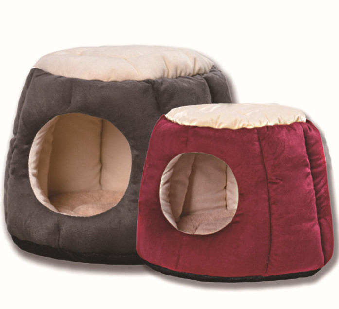 Warm Sleeping Felt Cat Cave Bed Nest Kitty Shape Puppy House