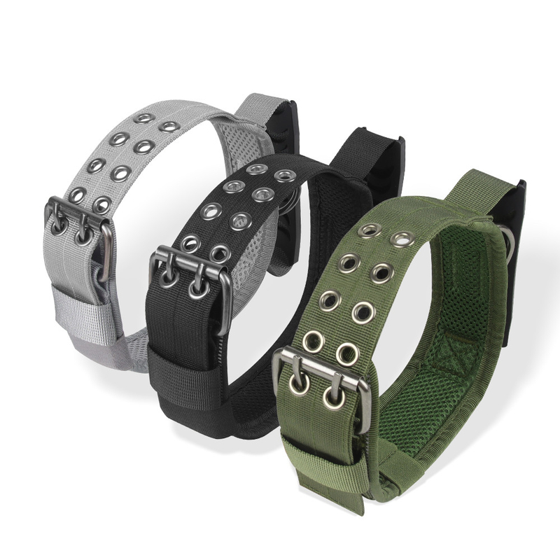 Pet Adjustable Tactical Dog Collar Reflective Thickened Nylon Collar