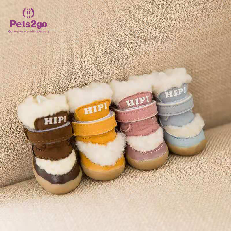 Anti Slip Sole 3.5*2.6cm Dogs Wearing Boots