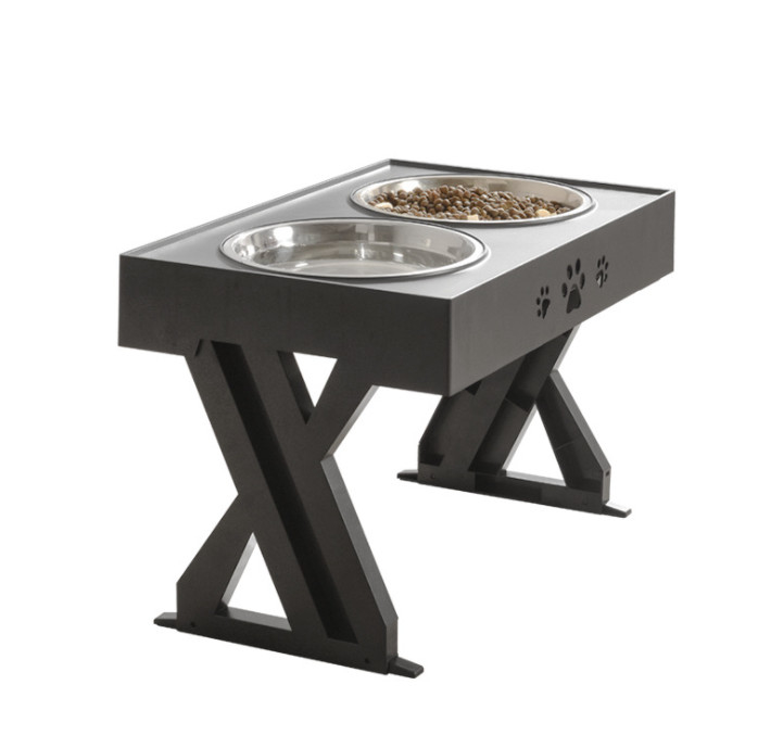 Pet Diner 12 Inch Adjustable Elevated Dog Bowls