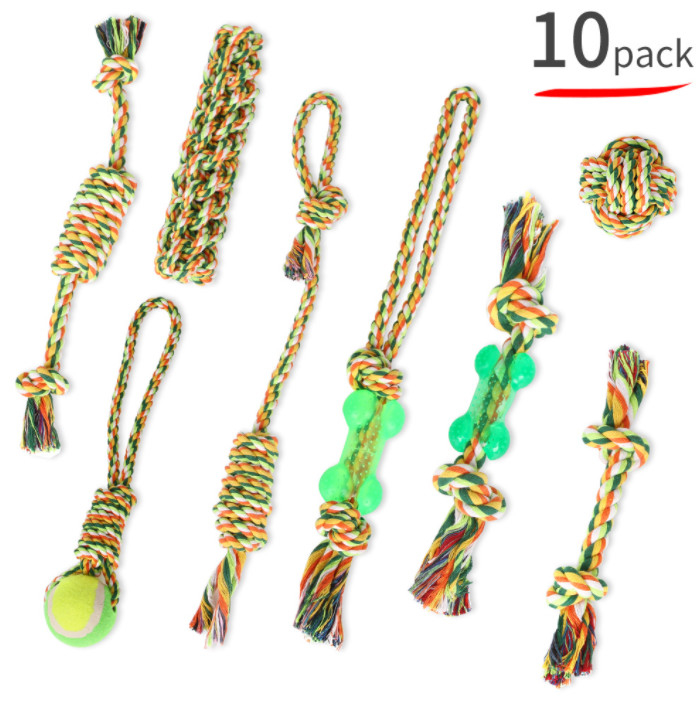 Hemp Rope Chew Indestructible Toys For Aggressive Chewers