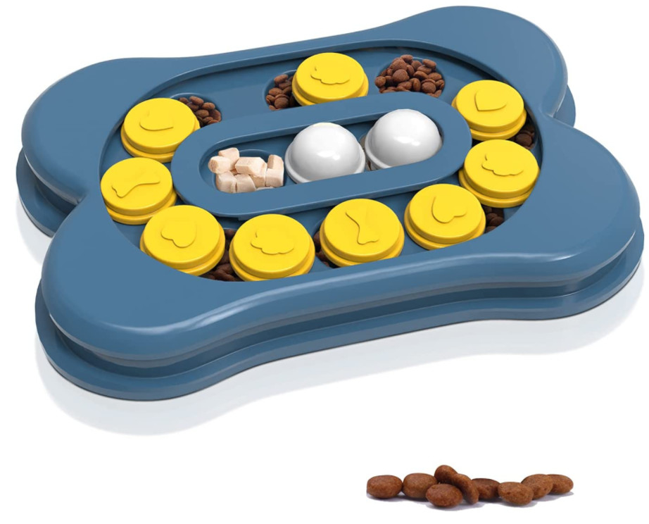 Interactive Dog Puzzle Food Dispenser For IQ Training / Mental Enrichment