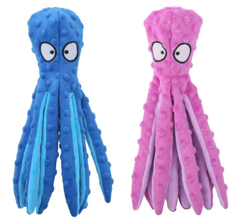 Amazon Best Interactive Training Stuffed Octopus Toys For Small Dogs