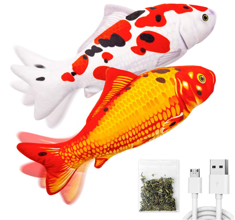 Interactive Electronic Flopping Fish Cat Toy Amazon