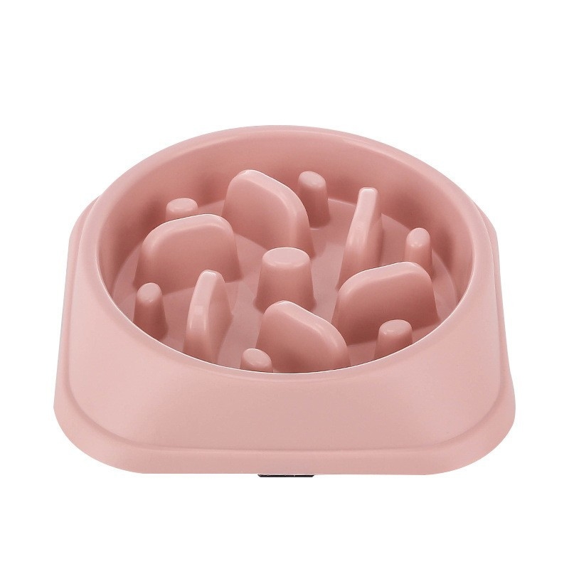 Dog Bowl Pet Slow Food Bowl Anti-Knock Dog Slow Food Bowl Rice Bowl Dog Bowl Large Dog Slow Food Bowl Supplies